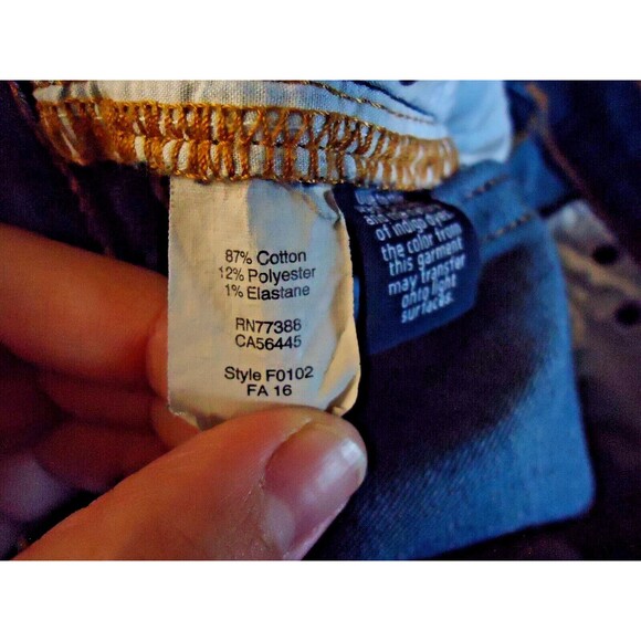 J Crew Stretch Jeans Straight and Narrow F0102 Dark Rinse Size 26/29 - Picture 4 of 8